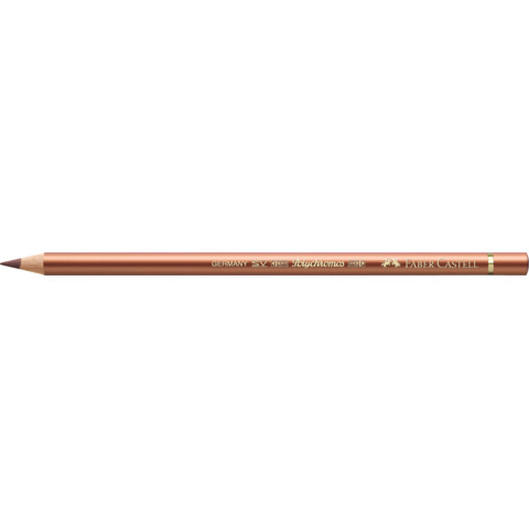 Matite colorate permanenti Faber Castell Polychromos mina 3,8 mm conf. 6 pezzi - rame - 110252
