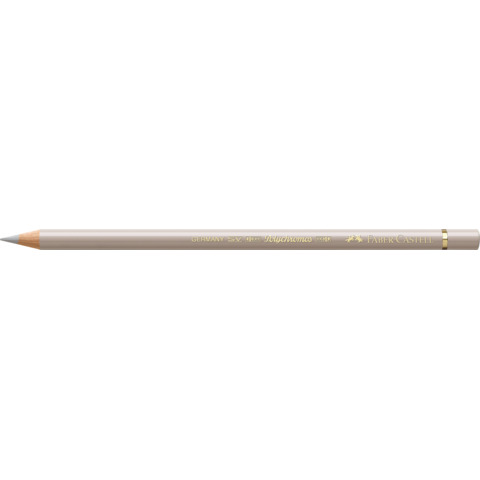 Matite colorate permanenti Faber Castell Polychromos mina 3,8 mm conf. 6 pezzi - grigio caldo II - 110271