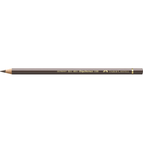 Matite colorate permanenti Faber Castell Polychromos mina 3,8 mm conf. 6 pezzi - torrone - 110178