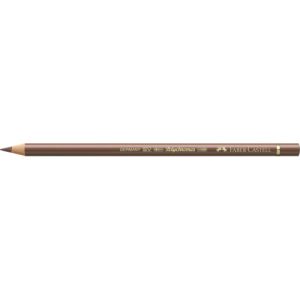 Matite colorate permanenti Faber Castell Polychromos mina 3,8 mm conf. 6 pezzi - bistro - 110179