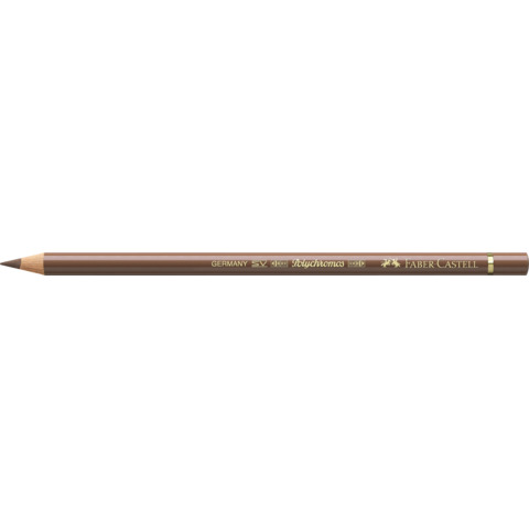 Matite colorate permanenti Faber Castell Polychromos mina 3,8 mm conf. 6 pezzi - bistro - 110179