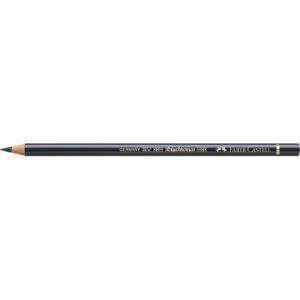 Matite colorate permanenti Faber Castell Polychromos mina 3,8 mm conf. 6 pezzi - grigio payne - 110181