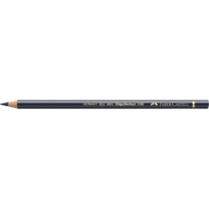 Matite colorate permanenti Faber Castell Polychromos mina 3,8 mm conf. 6 pezzi - grigio freddo VI - 110235