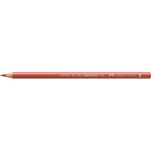 Matite colorate permanenti Faber Castell Polychromos mina 3,8 mm conf. 6 pezzi - sanguigno - 110188