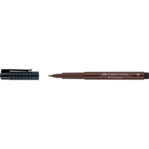 Pitt Artist Pen brush Faber-Castell colore seppia scuro - conf. 10 pezzi - 167475