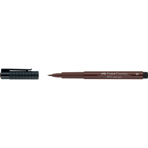 Pitt Artist Pen brush Faber-Castell colore seppia scuro - conf. 10 pezzi - 167475