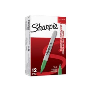 Marcatore permanente Sharpie Fine punta conica 1 mm Sharpie verde S0810960