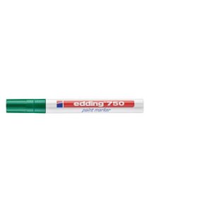 Marcatore a vernice edding 750 punta conica 2-4 mm verde E-750 004