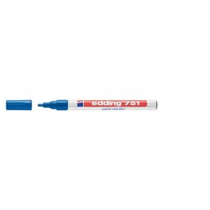Marcatore a vernice edding 751 punta conica 1-2 mm blu E-751 003