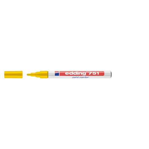 Marcatore a vernice edding 751 punta conica 1-2 mm giallo E-751 005