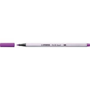 Pennarello Stabilo Pen 68 brush - punta a pennello - M 1 mm lilla 568/58