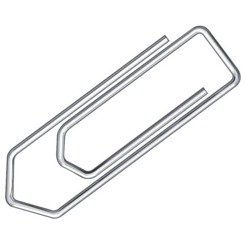 Fermagli Q-Connect filo d'acciaio nichelato 26 mm conf. da 100 - KF01307