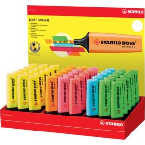 Espositore 45 evidenziatori Stabilo Boss Original 2-5 mm - colori assortiti - 70/45-1