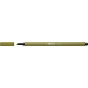 Pennarelli Stabilo Pen 68 tratto 1 mm verde muschio 68/37