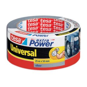 Nastro adesivo in tela Tesa Extra Power Universal grigio 50 mm x 25 m 56388-00000-12