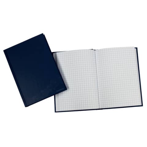 Quaderno Donau A6 - 96 ff 70 g/m² a quadretti - copertina blu - 330328020