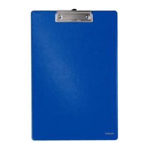Portablocco con clip Esselte Standard cartoncino/polipropilene blu 560550
