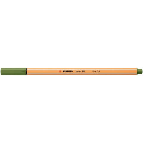 Fineliner Stabilo Point 88® 0,4 mm verde mimetico 88/35