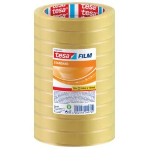 Nastro adesivo Tesafilm® standard trasparente 15 mm x 66 m - in conf. 10 - 57388-00001-01