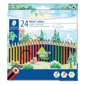 Matite colorate Staedtler Noris® Colour in astuccio da 24 colori assortiti - 185C24