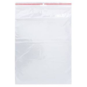 Buste trasparenti chiusura grip in LDPE 50 ?m Q-Connect idonee al contatto alimentare  - conf. 1000 pz - 23x32 cm