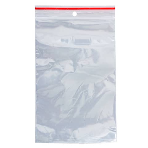 Buste trasparenti chiusura grip in LDPE 50 ?m Q-Connect idonee al contatto alimentare  - conf. 1000 pz - 10x15 cm