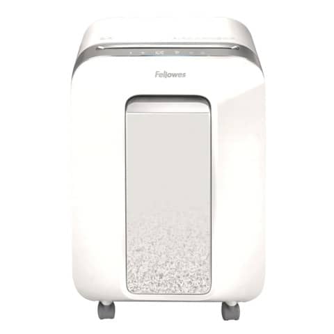 Distruggidocumenti uso moderato Fellowes LX201 - P-5 - 22 L - taglio a microframmenti 2x12 mm - bianco 5050101