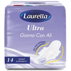 Assorbenti Ultra giorno con ali Laurella conf. 14 pezzi - 01011.1