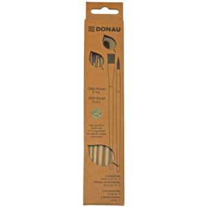 Pennelli scolastici Donau ÖKO punte e misure assortite - conf. 6 pz - 330399