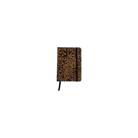 Taccuino con copertina in tessuto riciclata dai chicchi di caffè Donau - 96 ff ricilati da 80 g/m² - conf. 3 pz -