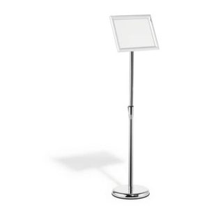 Espositore da pavimento Durable con cornice a scatto in alluminio formato A4 4798-23