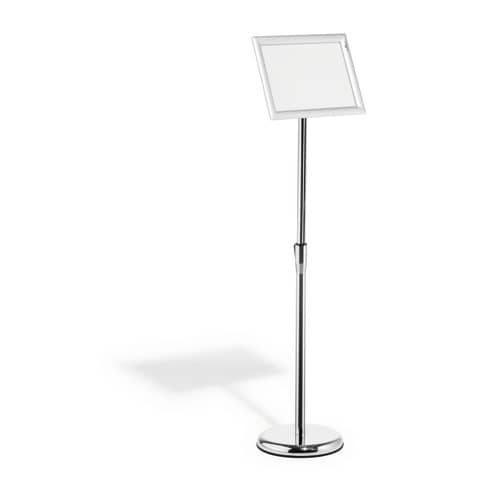 Espositore da pavimento Durable con cornice a scatto in alluminio formato A4 4798-23