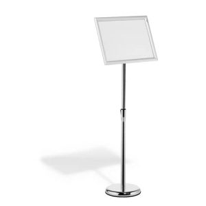 Espositore da pavimento Durable con cornice a scatto in alluminio formato A3 4799-23