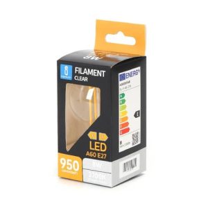 Lampadina a filamento LED luce calda 8W A60 - E27 - 950 lumen Aigostar ø60xH.105mm - B10106AM0