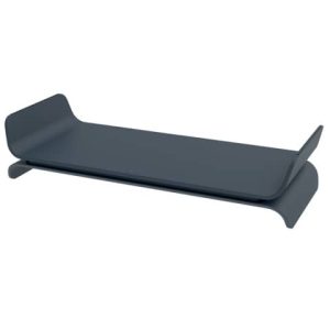 Supporto per monitor regolabile a 2 altezze Leitz Ergo grigio scuro - 209x112x438 mm - 65040089