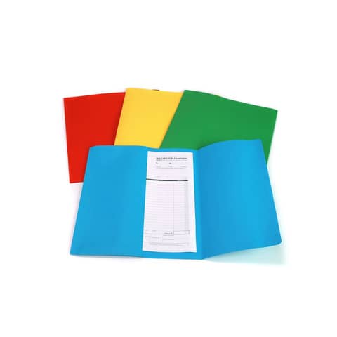 Cartellina in pura cellulosa Fraschini Canguro 200 g - 24x33 cm - conf. da 25 - blu 2017-B