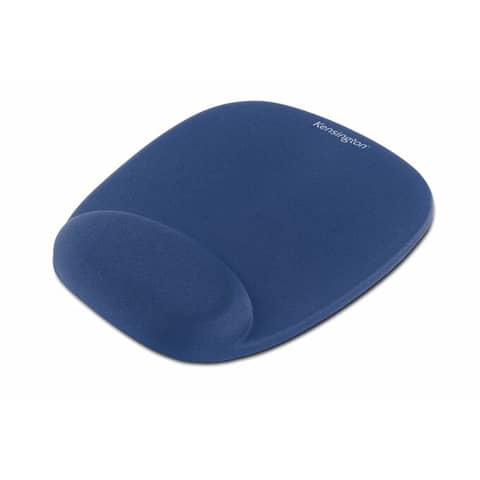 Tappetino per mouse con poggiapolsi in schiuma Kensington blu 64271