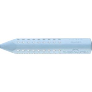 Gomma Jumbo Faber Castell Grip 2001 - colore blu cielo - conf. 10 pezzi - 587074