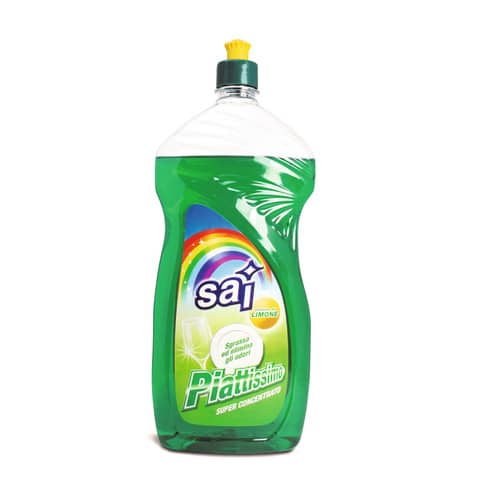 Detergente liquido per stoviglie SAI Piattissimo -  formato 1,25 litri - 0301531
