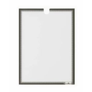 Tasca porta documenti adesiva Durable formato A4 grigio antracite in conf. 5 pz - 4006-58