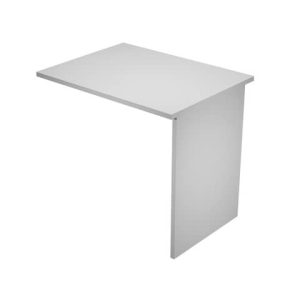 Allungo scrivania gamba pannello in melaminico in tinta 80x60xH.72 cm Presto grigio - ALL-PR-9