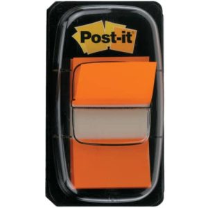 Segnapagina removibili Post-it® Index Medium con dispenser arancione 50 segnapagina - 680-4