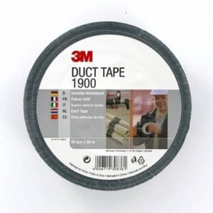 Nastro adesivo telato 3M Value Duct Tape 50 mm x 50 m nero 1900-N