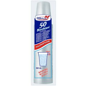 Bicchieri in PP trasparente Dopla Professional 350 ml - conf. 50 pz - 22693