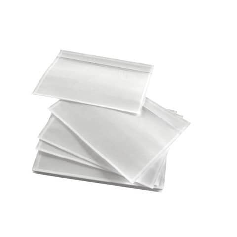 Buste neutre adesive portadocumenti Viva trasparenti - C4-320x230mm - conf. 500 pezzi - 3035C