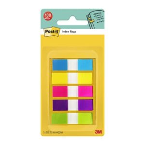 Segnapagina removibili Post-it® Index Mini con dispenser brillanti assortiti 5 confezioni da 20 - 683-5CBEU