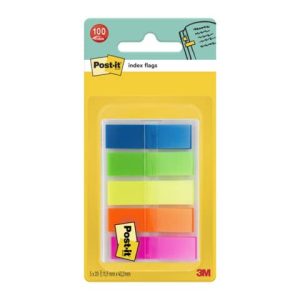 Segnapagina removibili Post-it® Index Mini full color con dispenser fluo assortiti  conf. da 100 - 683-HF5EU