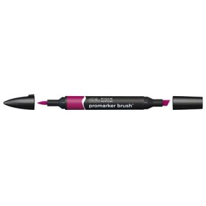 Pennarelli Winsor&Newton Promarker Brush doppia punta scalpello-pennello - maroon M544 - 0204175