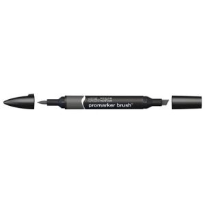 Pennarelli Winsor&Newton Promarker Brush doppia punta scalpello-pennello - cool grey 5 CG5 - 0204157