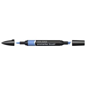 Pennarelli Winsor&Newton Promarker Brush doppia punta scalpello-pennello - china blue B736 - 0204198